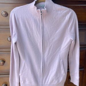 Neiman Marcus Cashmere Zip-up Sweater